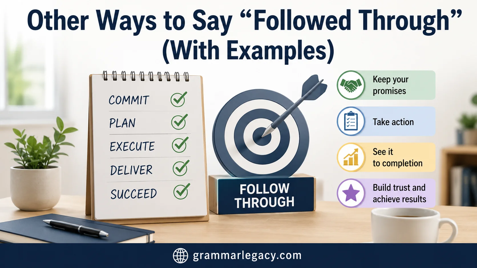Other Ways to Say “Followed Through” (With Examples)