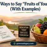 Other Ways to Say “Fruits of Your Labor” (With Examples)