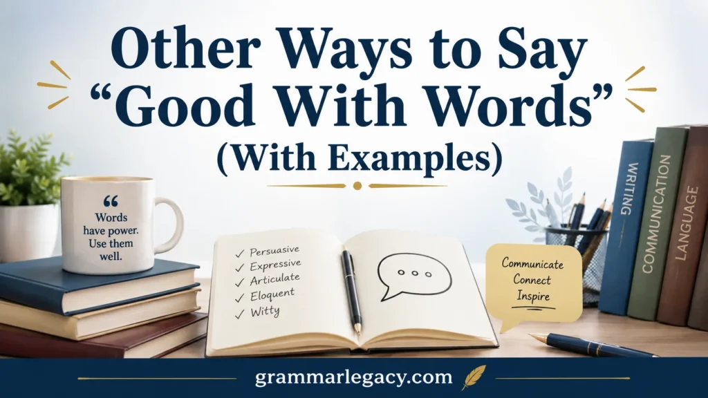 Other Ways to Say “Good With Words” (With Examples)