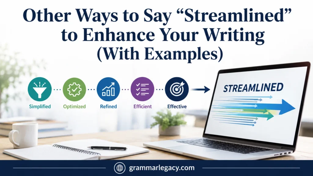 Other Ways to Say “Streamlined” to Enhance Your Writing (With Examples)