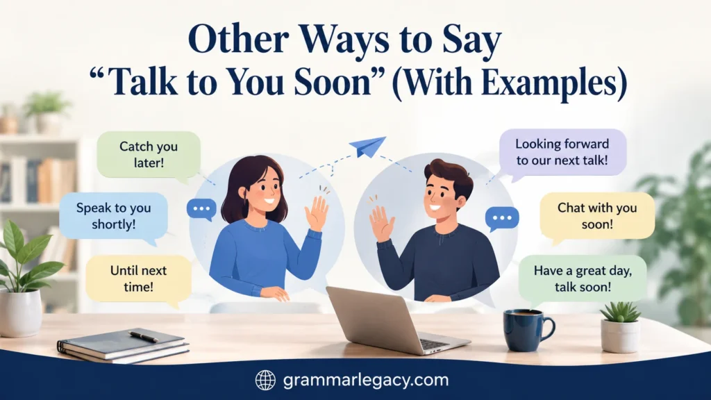 Other Ways to Say “Talk to You Soon” (With Examples)