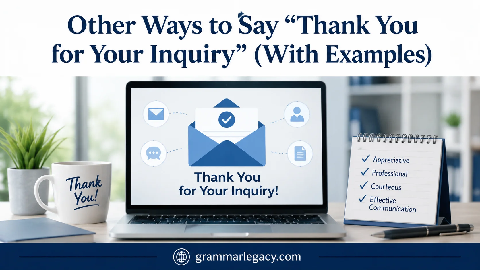 Other Ways to Say “Thank You for Your Inquiry” (With Examples)