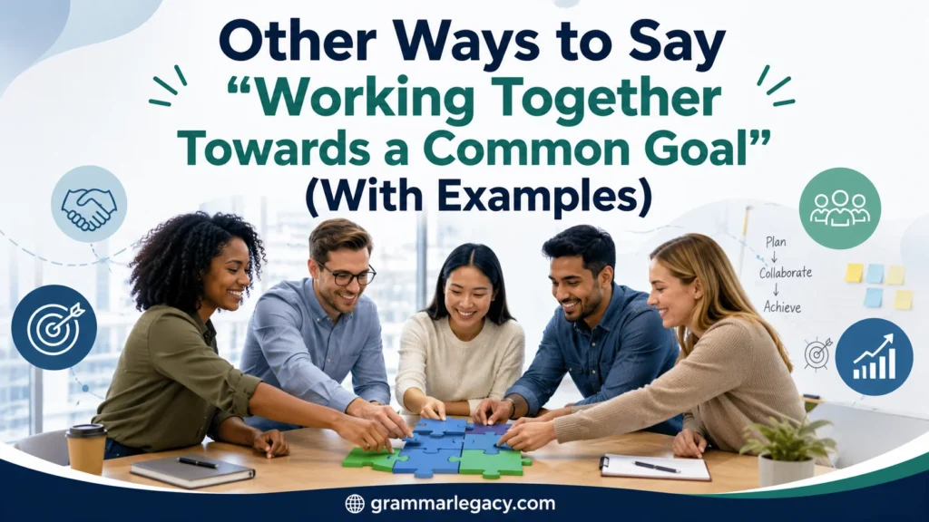 Other Ways to Say “Working Together Towards a Common Goal” (With Examples)