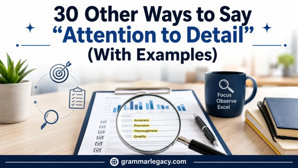 30 Other Ways to Say “Attention to Detail” (With Examples)