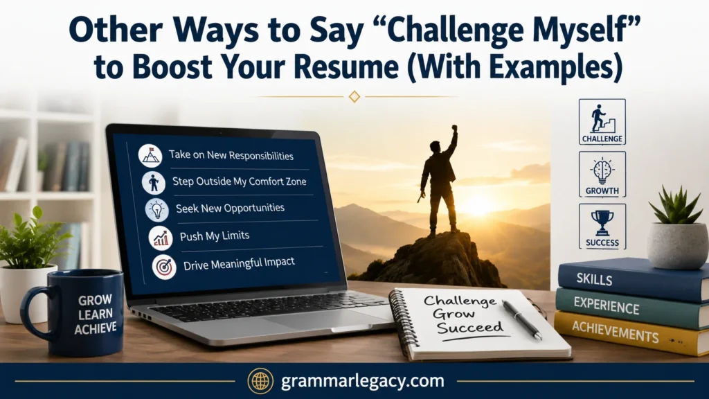 Other Ways to Say “Challenge Myself” to Boost Your Resume (With Examples)