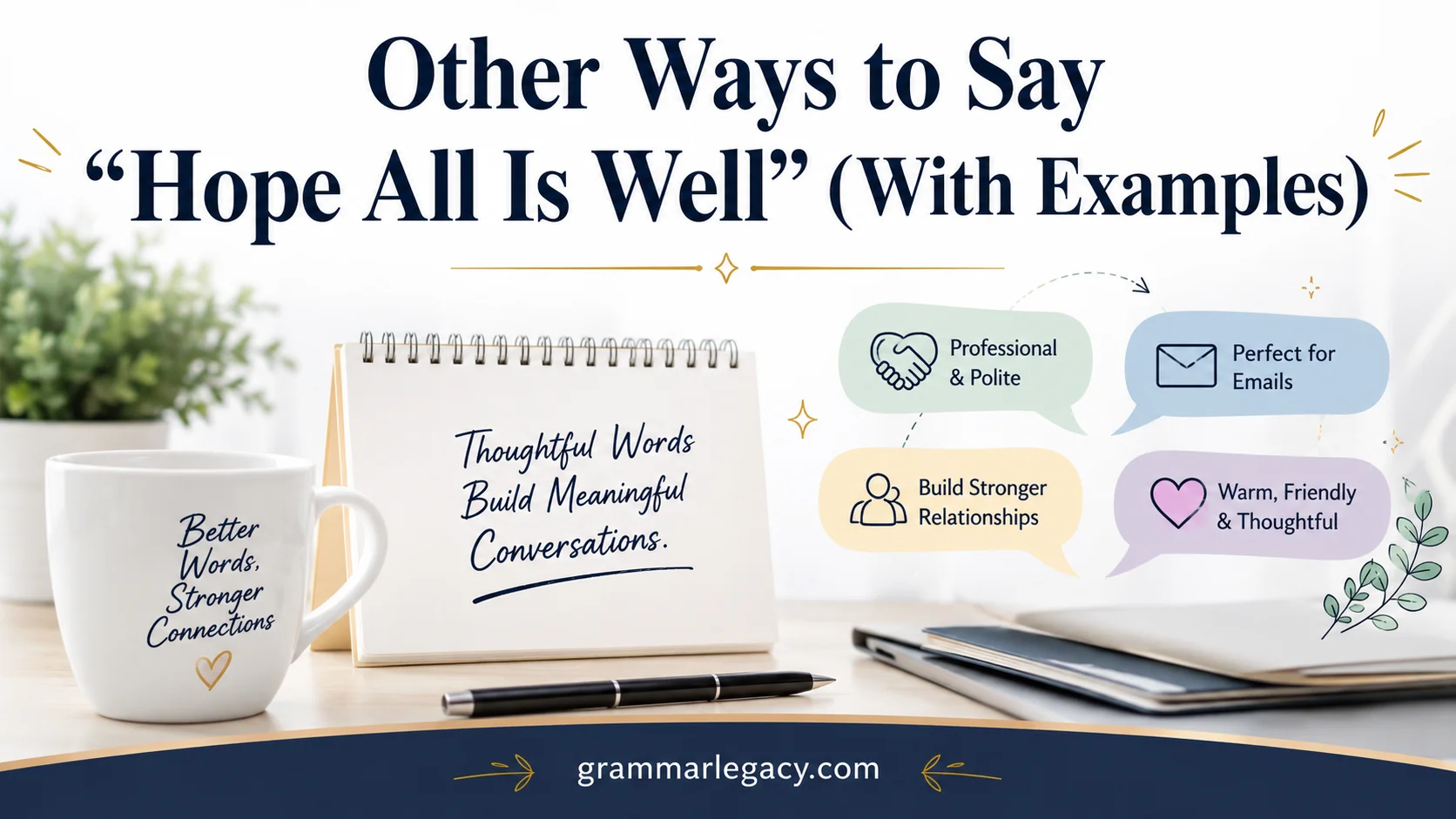 Other Ways to Say “Hope All Is Well” (With Examples)