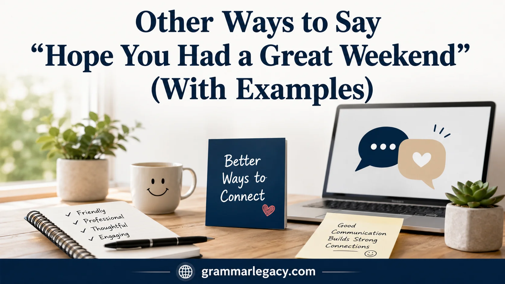 Other Ways to Say “Hope You Had a Great Weekend” (With Examples)