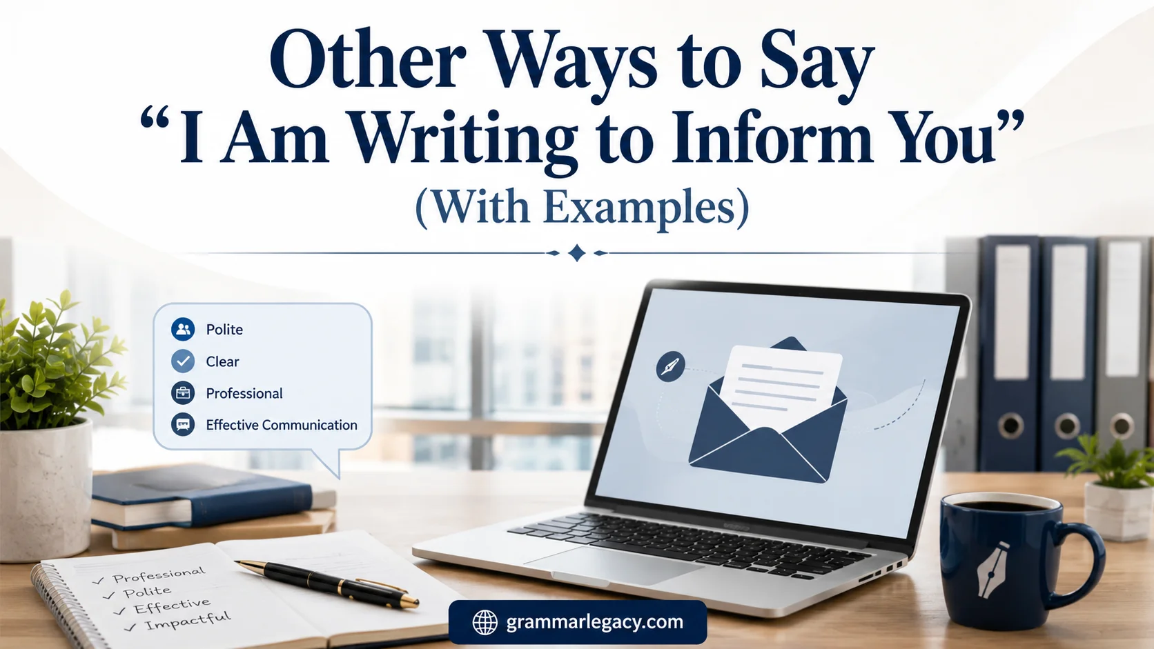 Other Ways to Say “I Am Writing to Inform You” (With Examples)