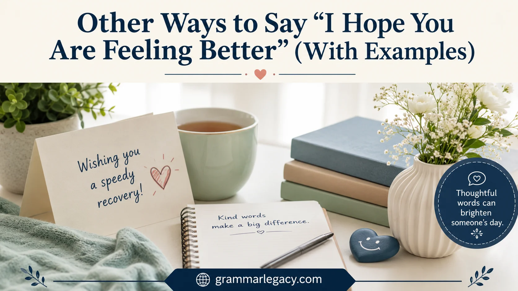 Other Ways to Say “I Hope You Are Feeling Better” (With Examples)