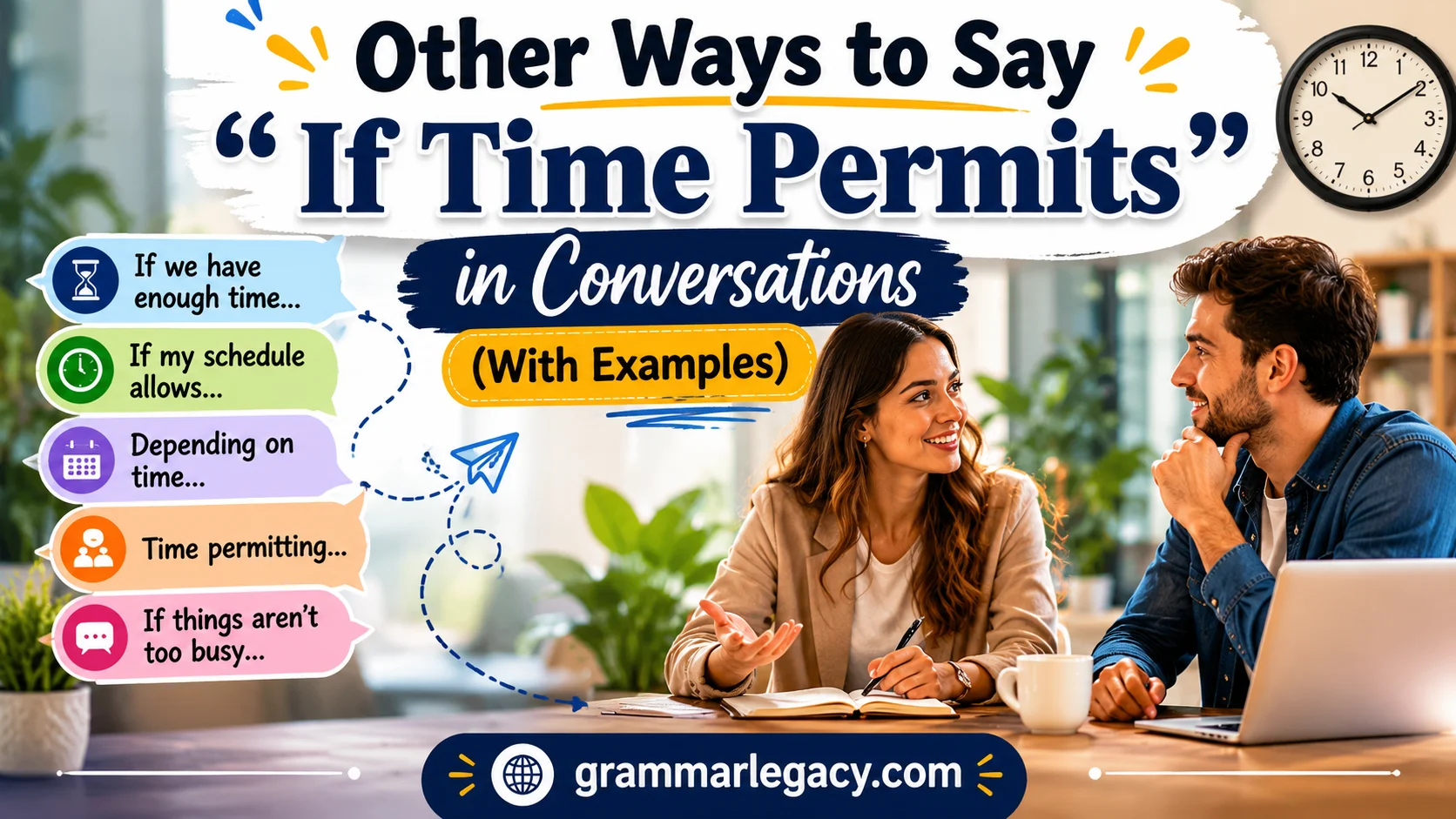 Other Ways to Say “If Time Permits” in Conversations (With Examples)