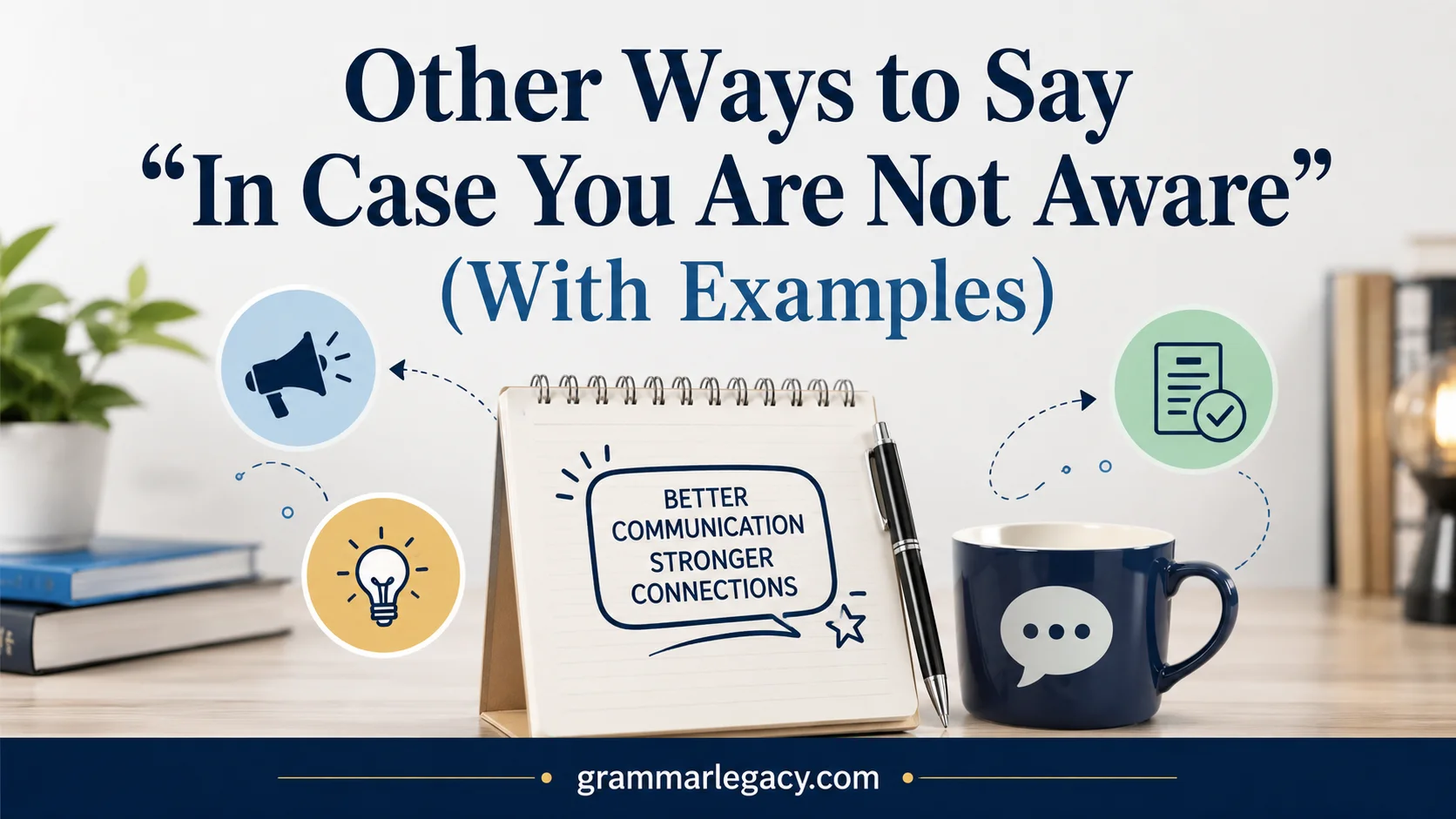 Other Ways to Say “In Case You Are Not Aware” (With Examples)