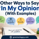 Other Ways to Say “In My Opinion” (With Examples)