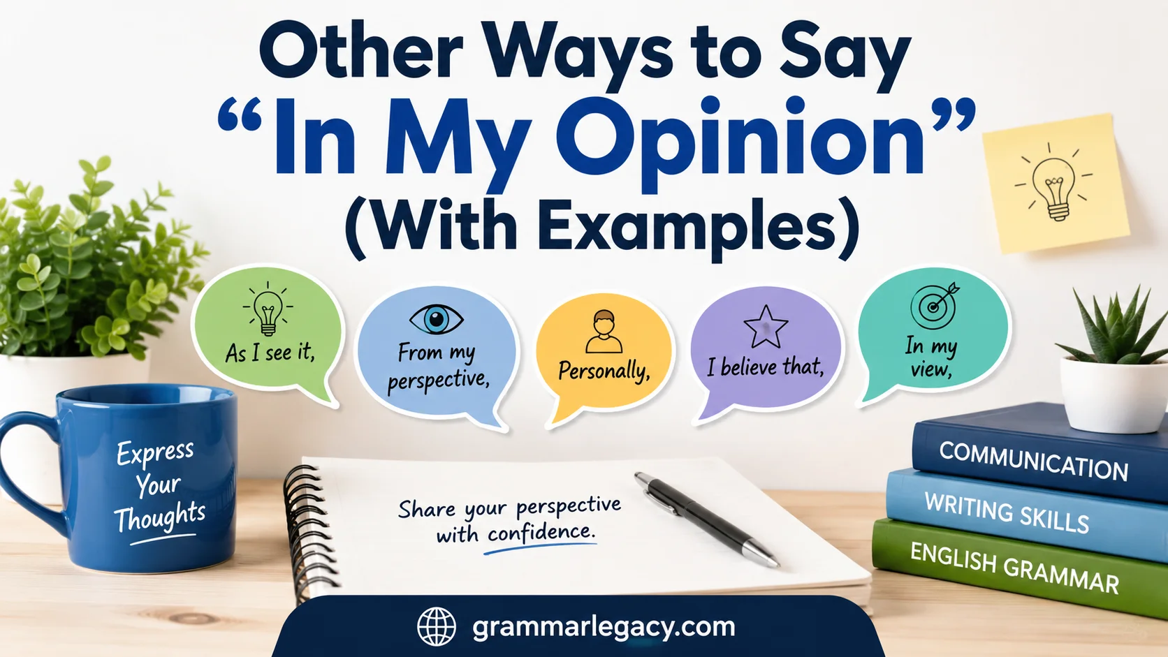 Other Ways to Say “In My Opinion” (With Examples)