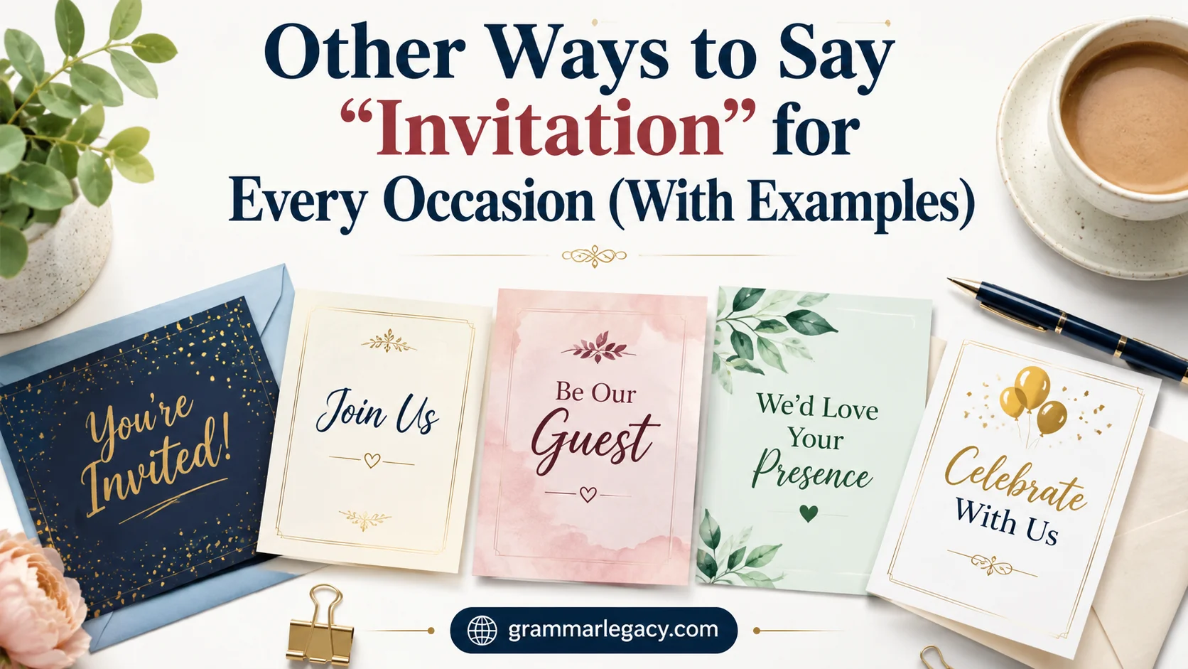 Other Ways to Say “Invitation” for Every Occasion (With Examples)