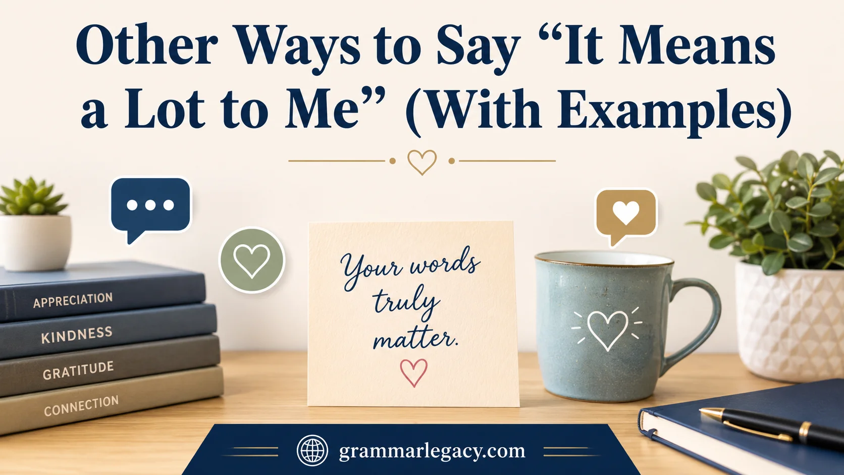 Other Ways to Say “It Means a Lot to Me” (With Examples)