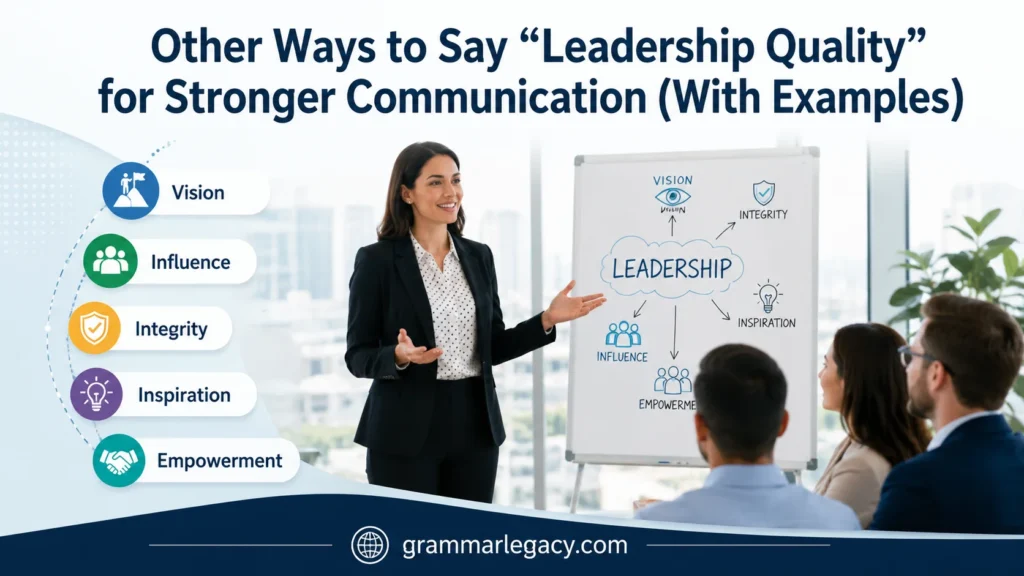 Other Ways to Say “Leadership Quality” for Stronger Communication
