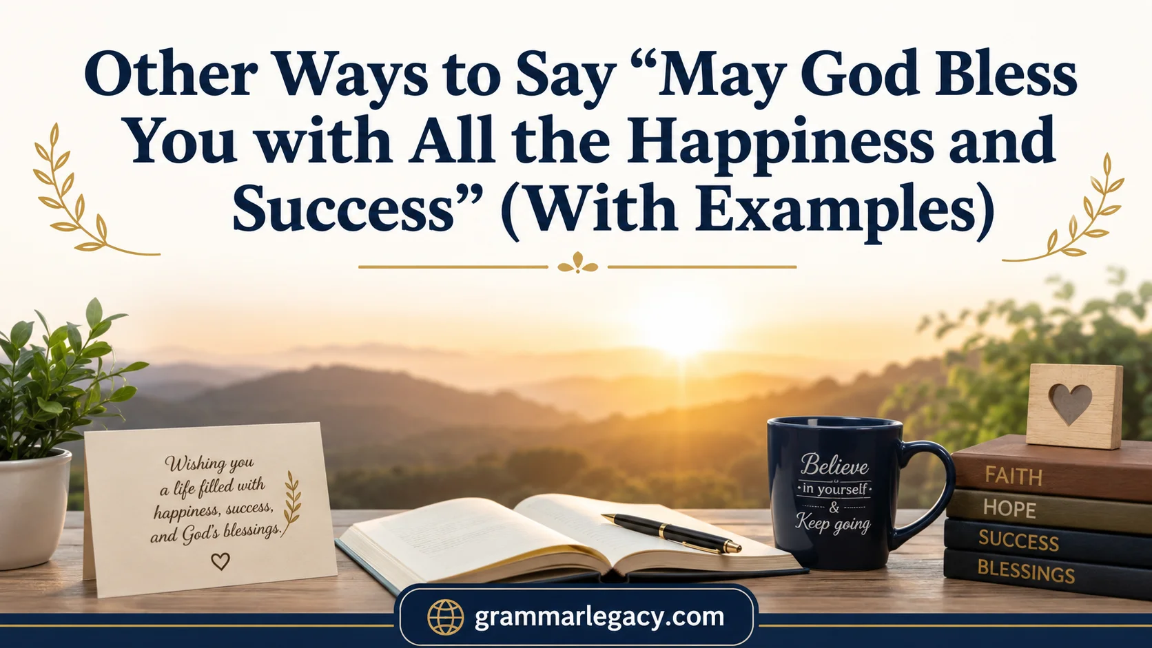 Other Ways to Say “May God Bless You with All the Happiness and Success” (With Examples)