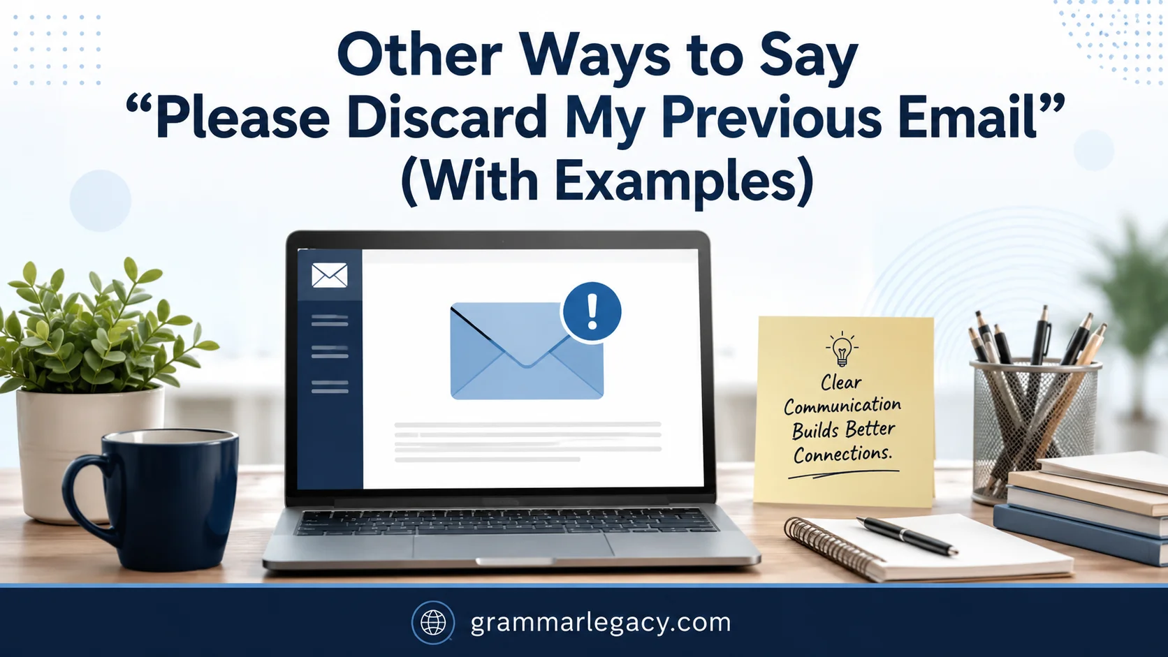 Other Ways to Say “Please Discard My Previous Email” (With Examples)