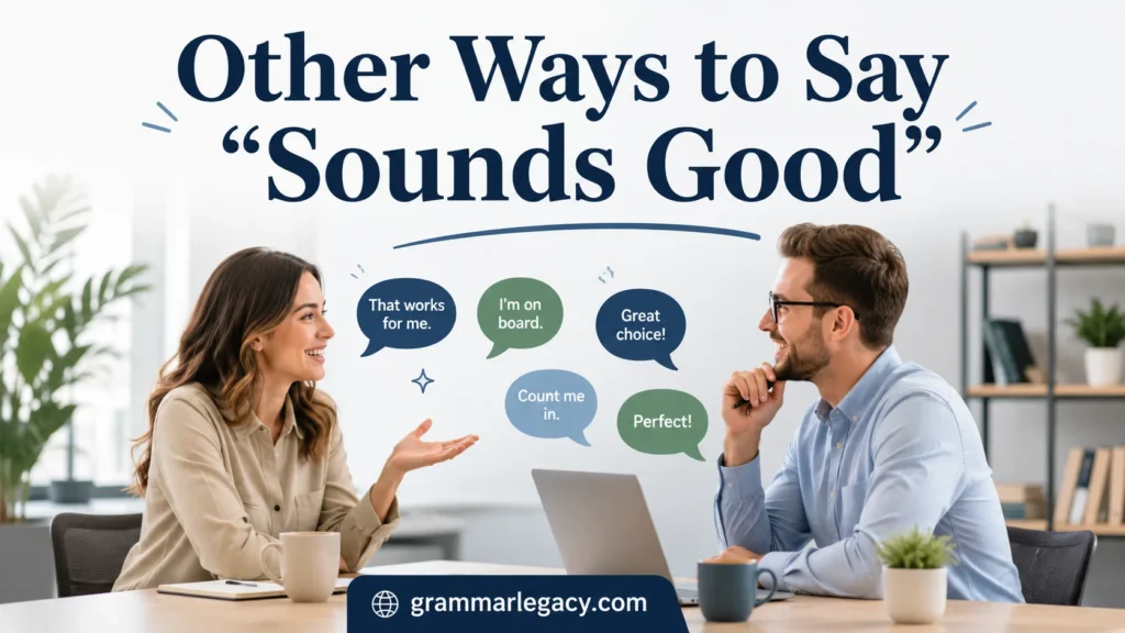 Other Ways to Say “Sounds Good”