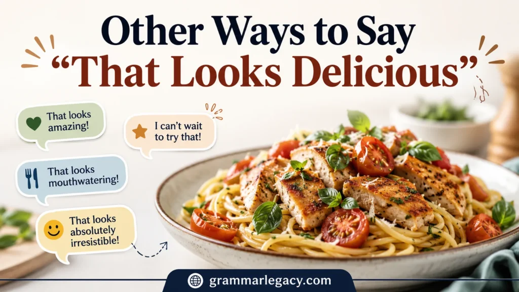 Other Ways to Say “That Looks Delicious”