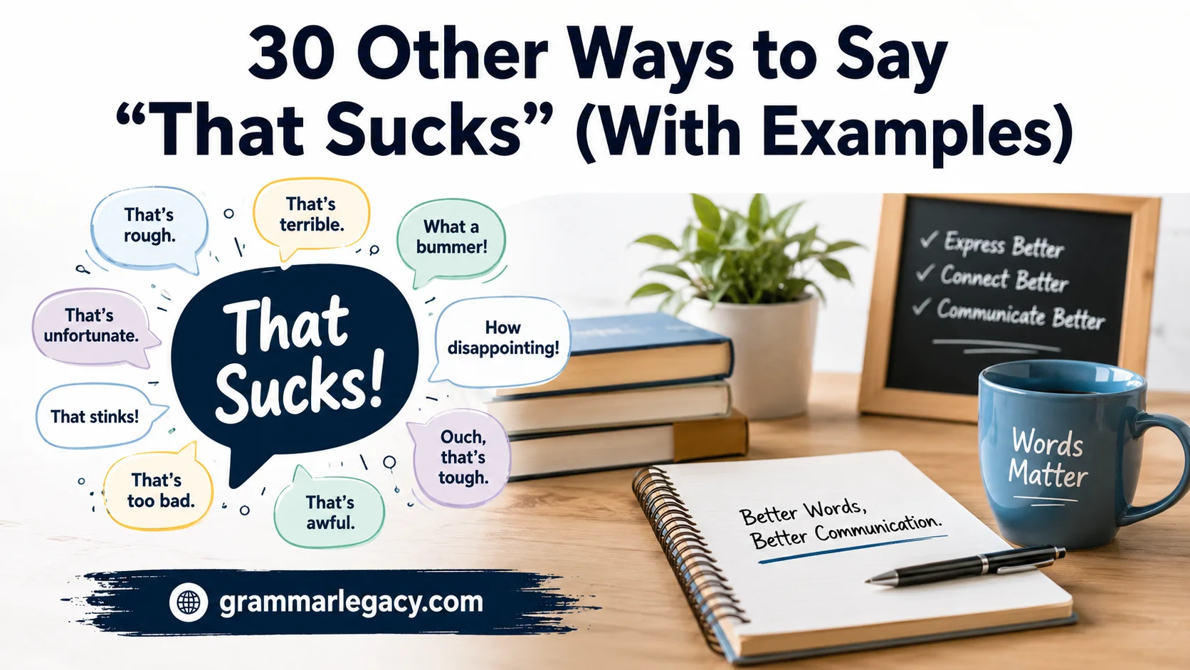 30 Other Ways to Say “That Sucks” (With Examples)