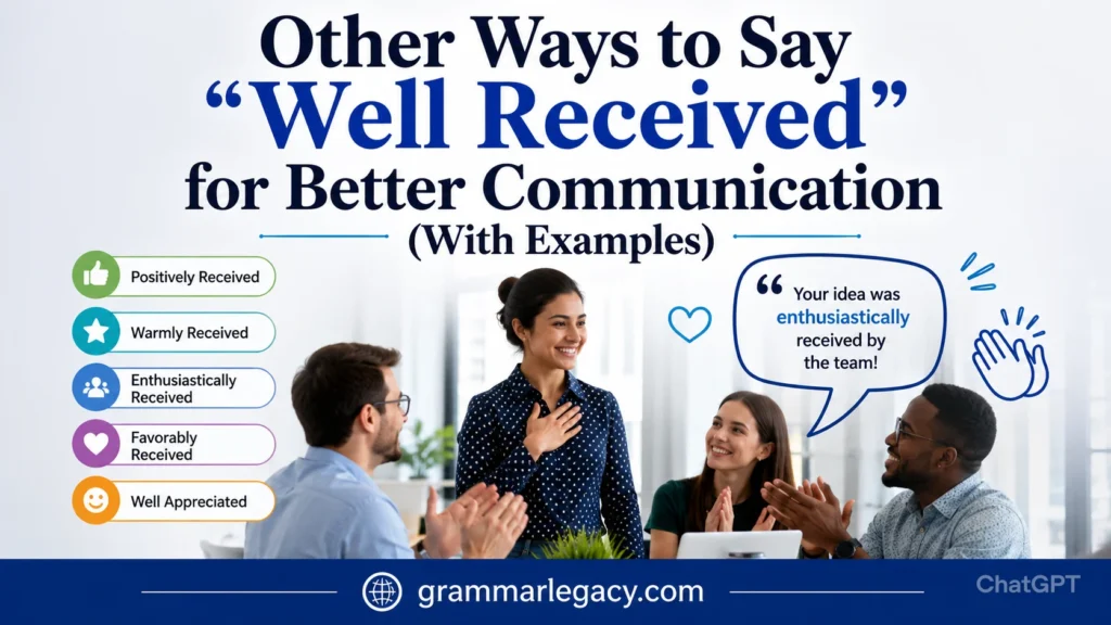 Other Ways to Say “Well Received” for Better Communication (With Examples)