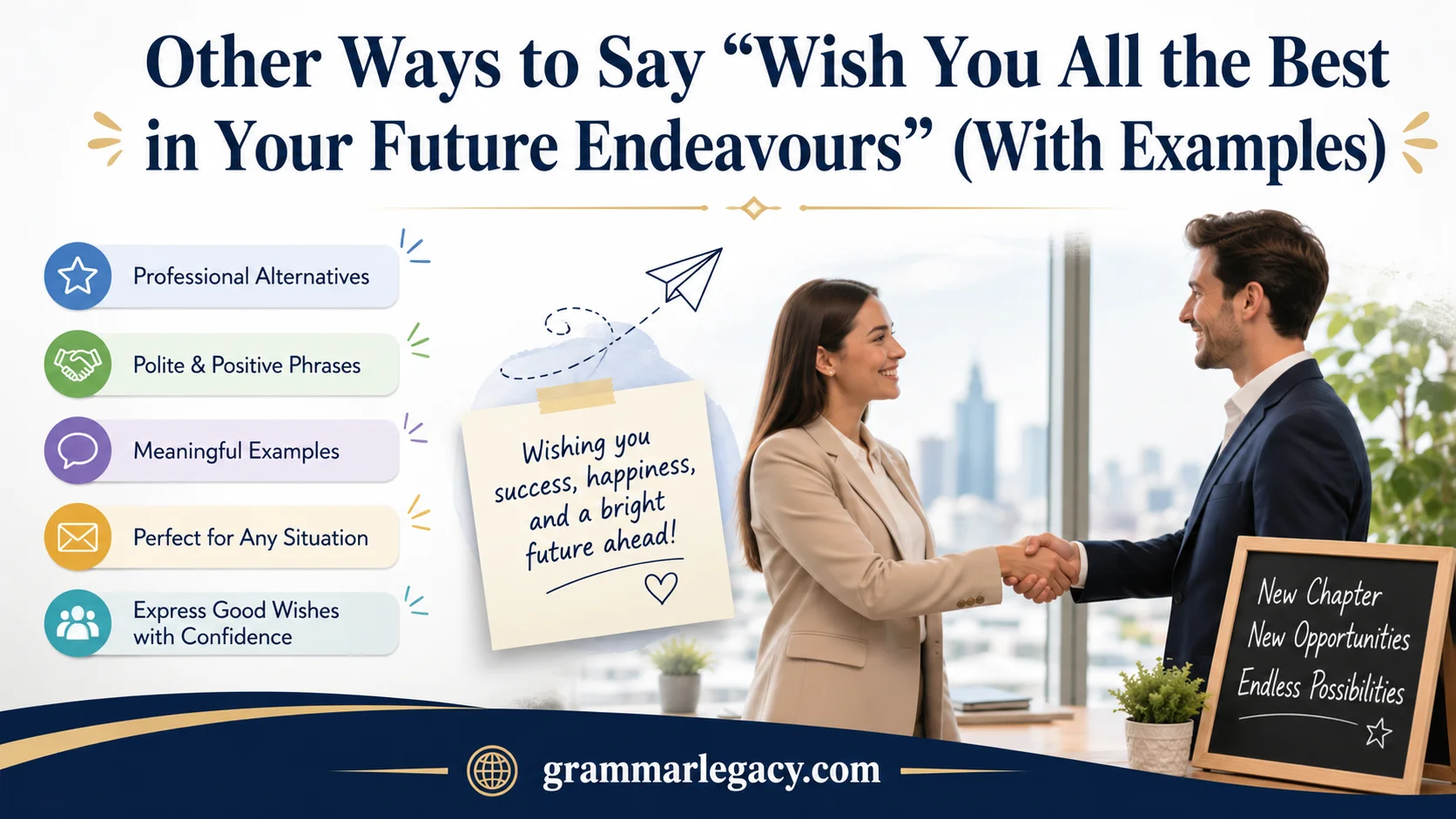 Other Ways to Say “Wish You All the Best in Your Future Endeavours” (With Examples)