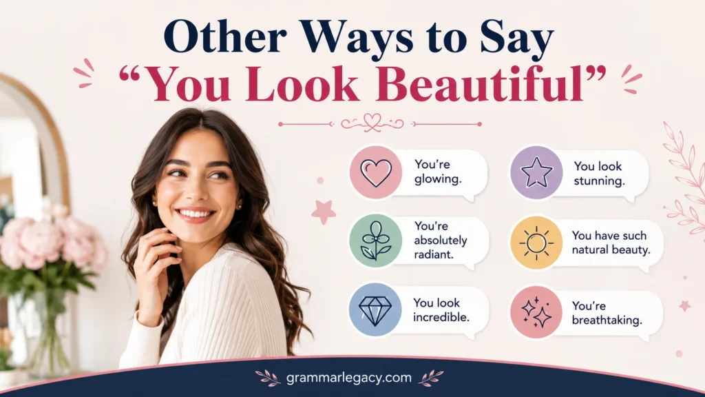 Other Ways to Say “You Look Beautiful”