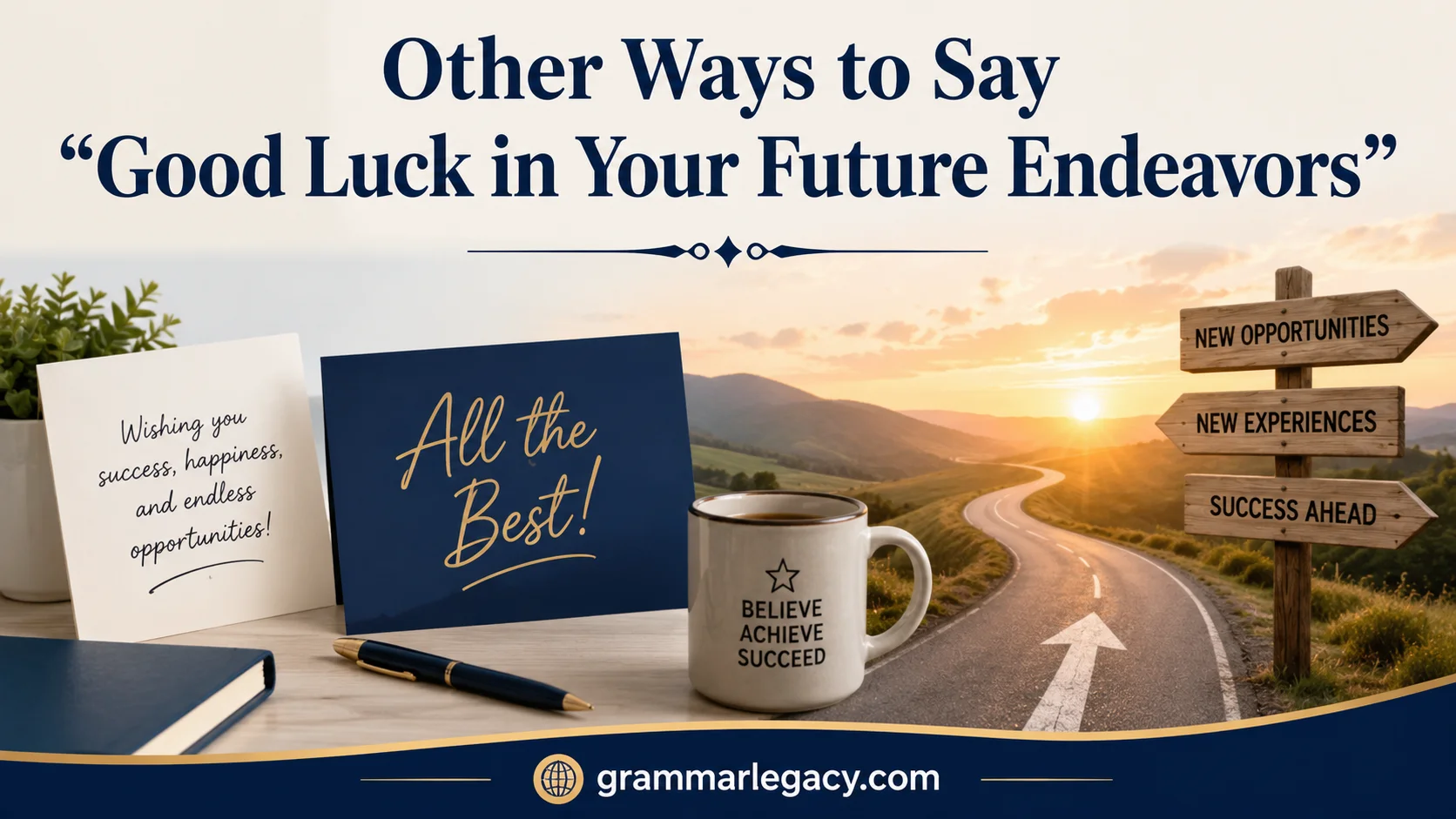 Other Ways to Say “Good Luck in Your Future Endeavors”