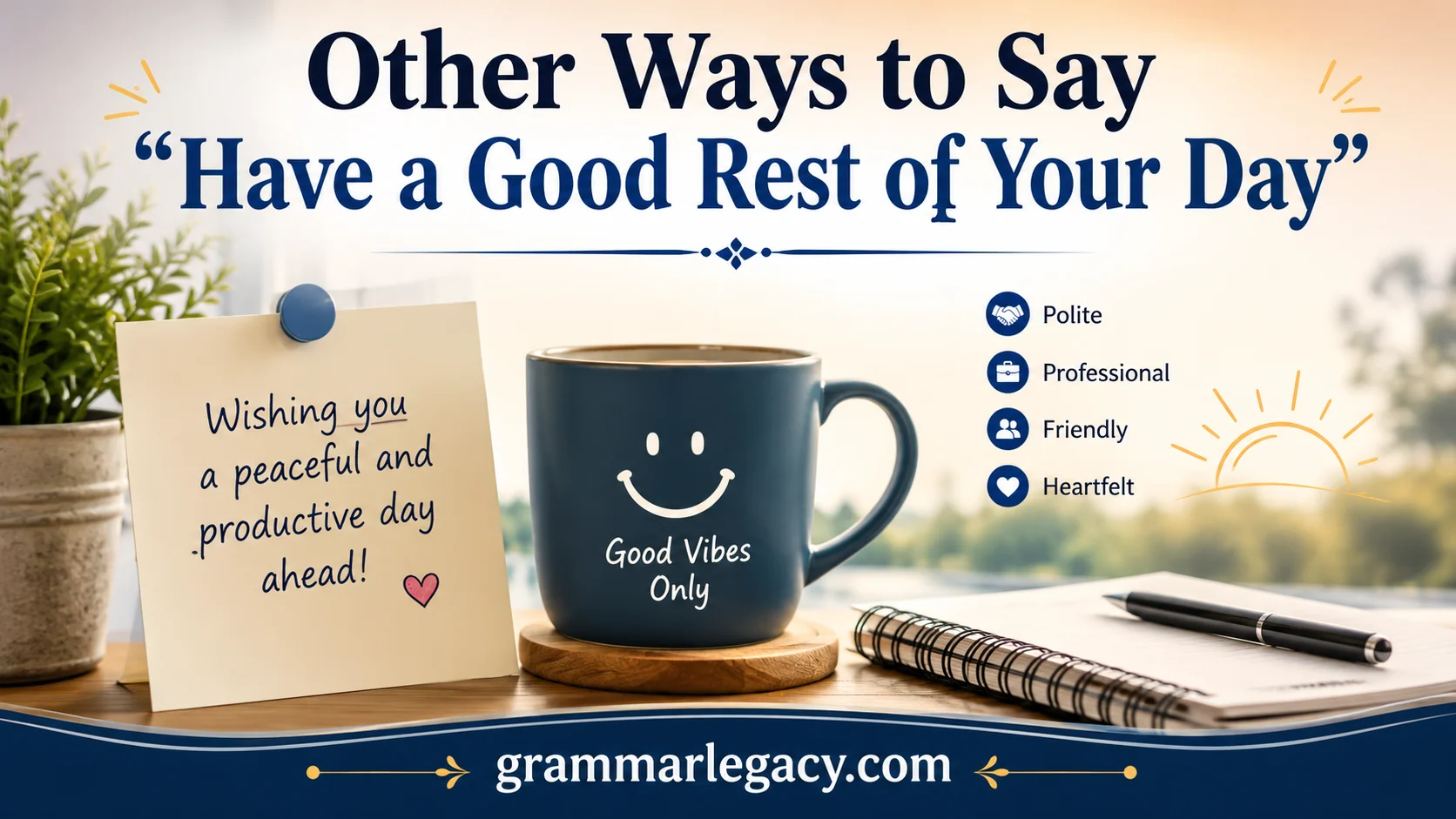 Other Ways to Say “Have a Good Rest of Your Day”