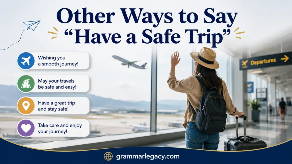Other Ways to Say “Have a Safe Trip”