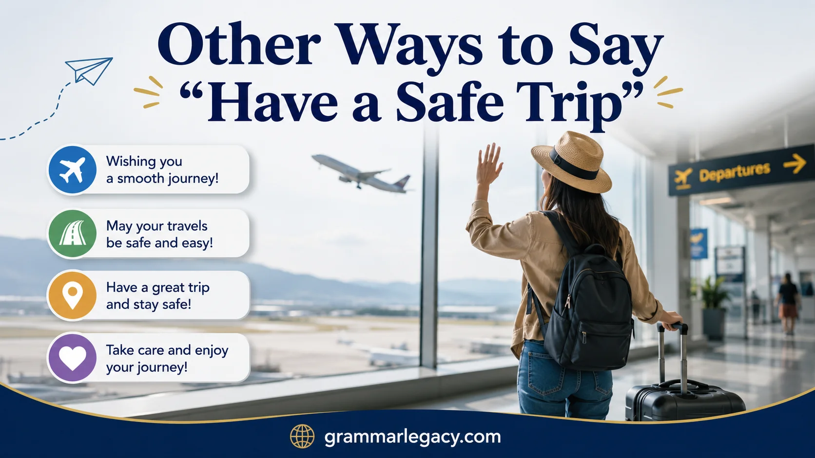 Other Ways to Say “Have a Safe Trip”