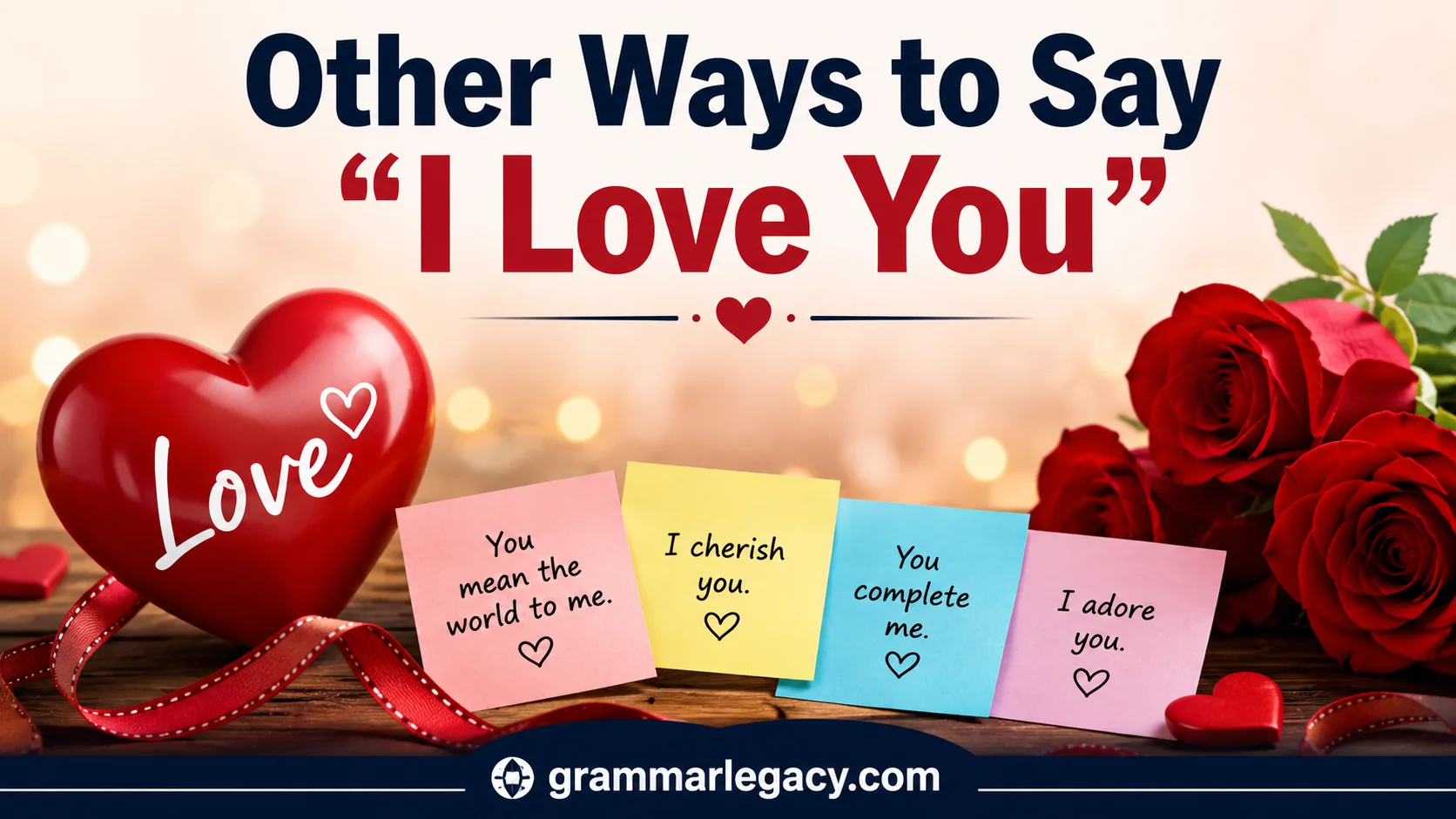 Other Ways to Say “I Love You”