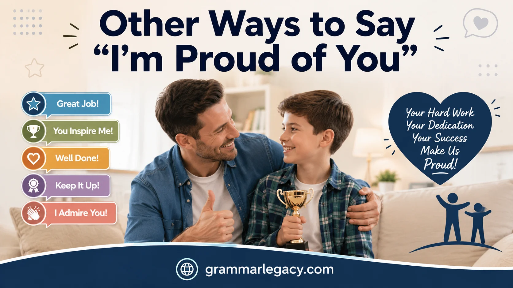 Other Ways to Say “I’m Proud of You”