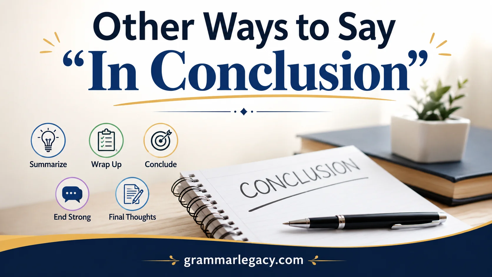 Other Ways to Say “In Conclusion”