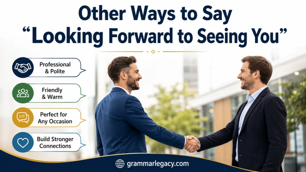 Other Ways to Say “Looking Forward to Seeing You”