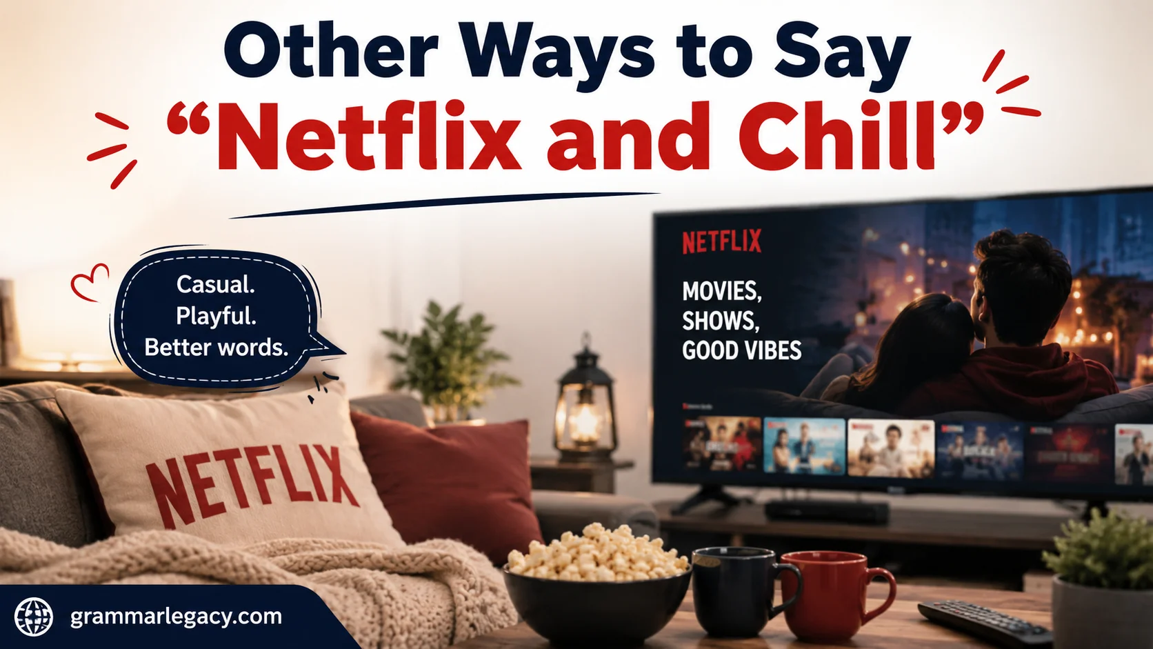 Other Ways to Say “Netflix and Chill”