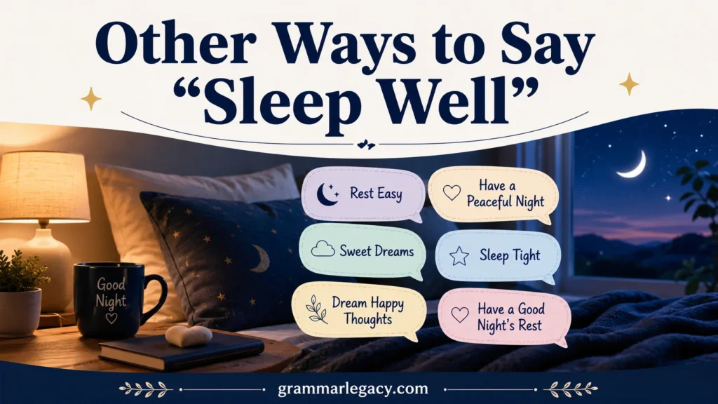 Other Ways to Say “Sleep Well”