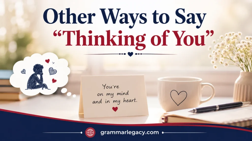 Other Ways to Say “Thinking of You”