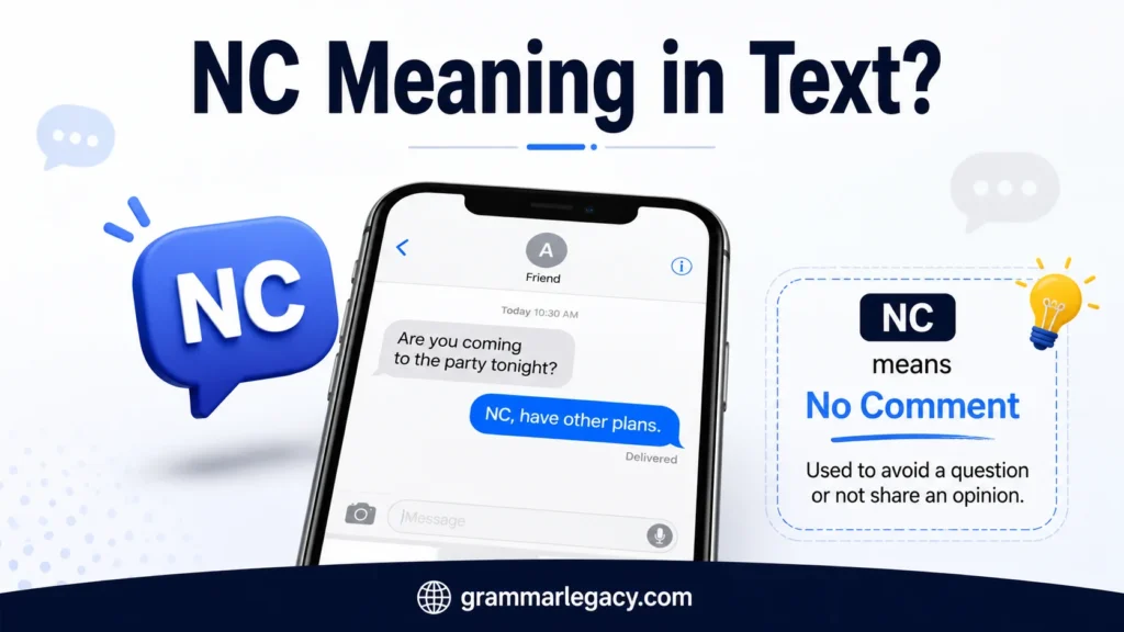 NC Meaning in Text?