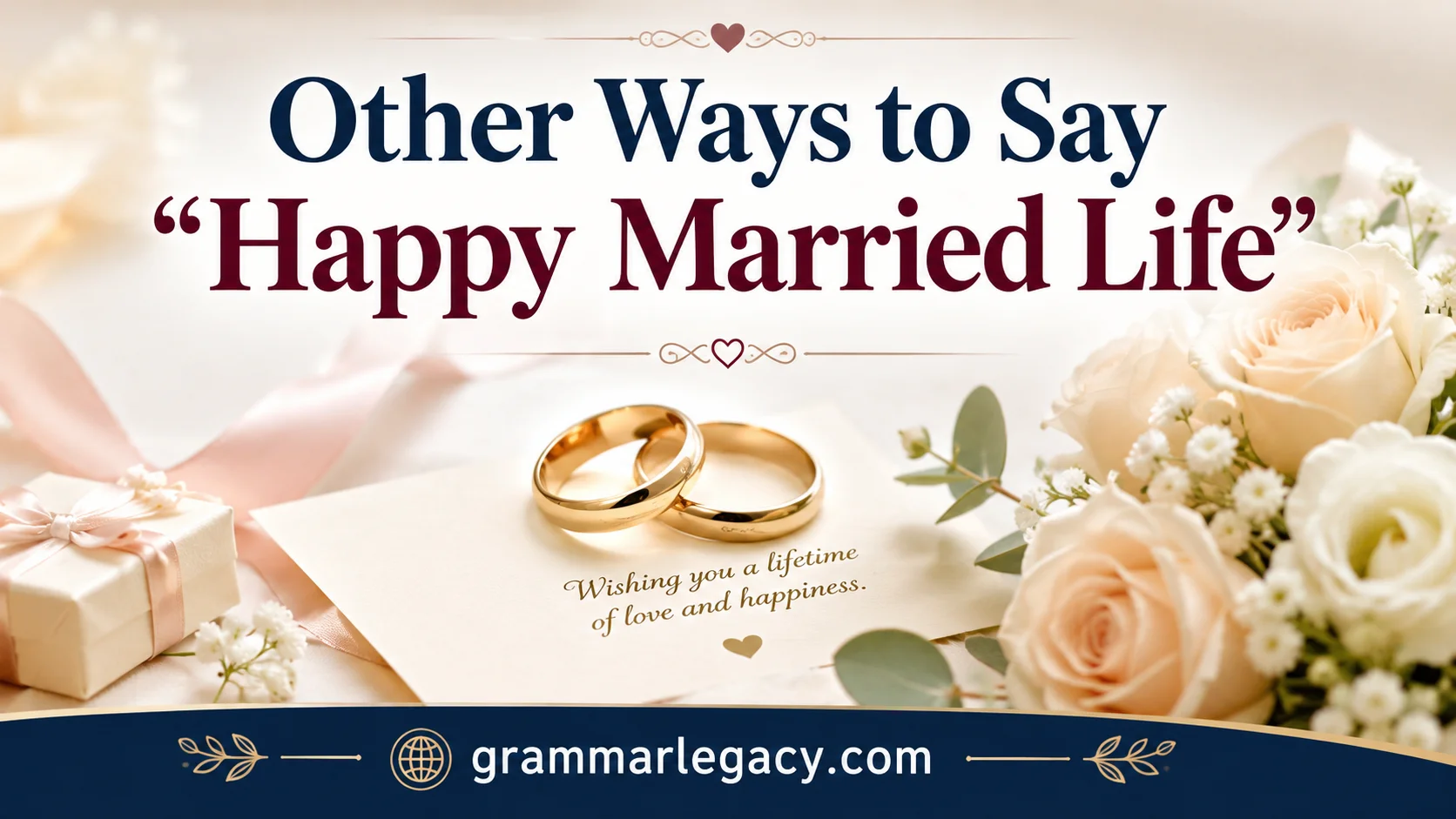 Other Ways to Say “Happy Married Life”