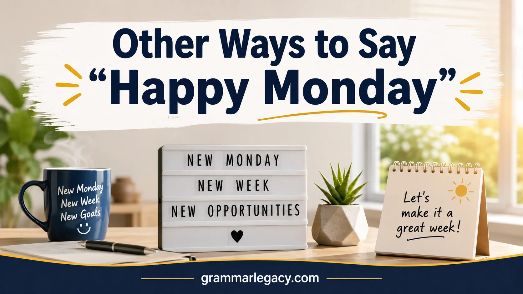 Other Ways to Say “Happy Monday”