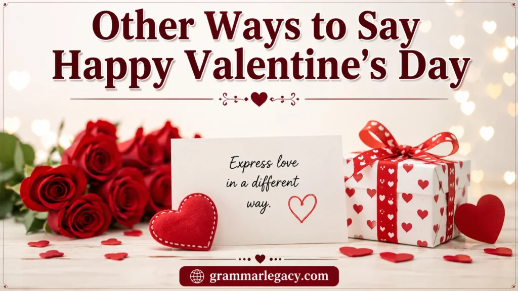 Other Ways to Say “Happy Valentine’s Day”