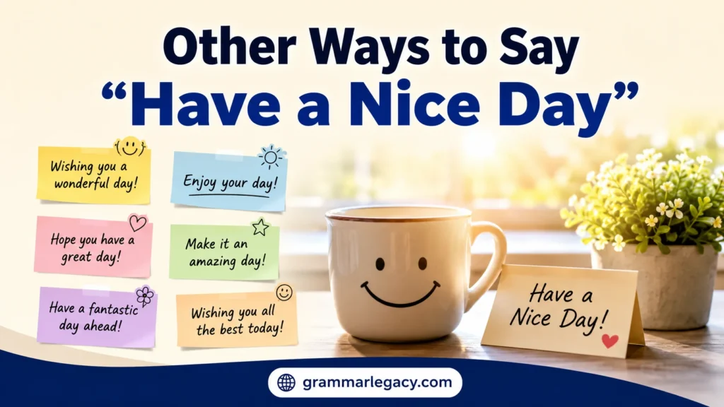 Other Ways to Say “Have a Nice Day”