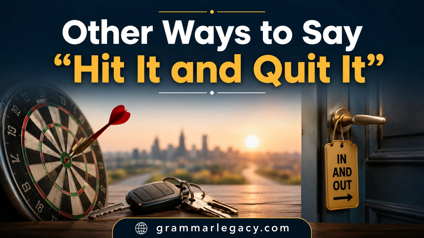 Other Ways to Say “Hit It and Quit It”