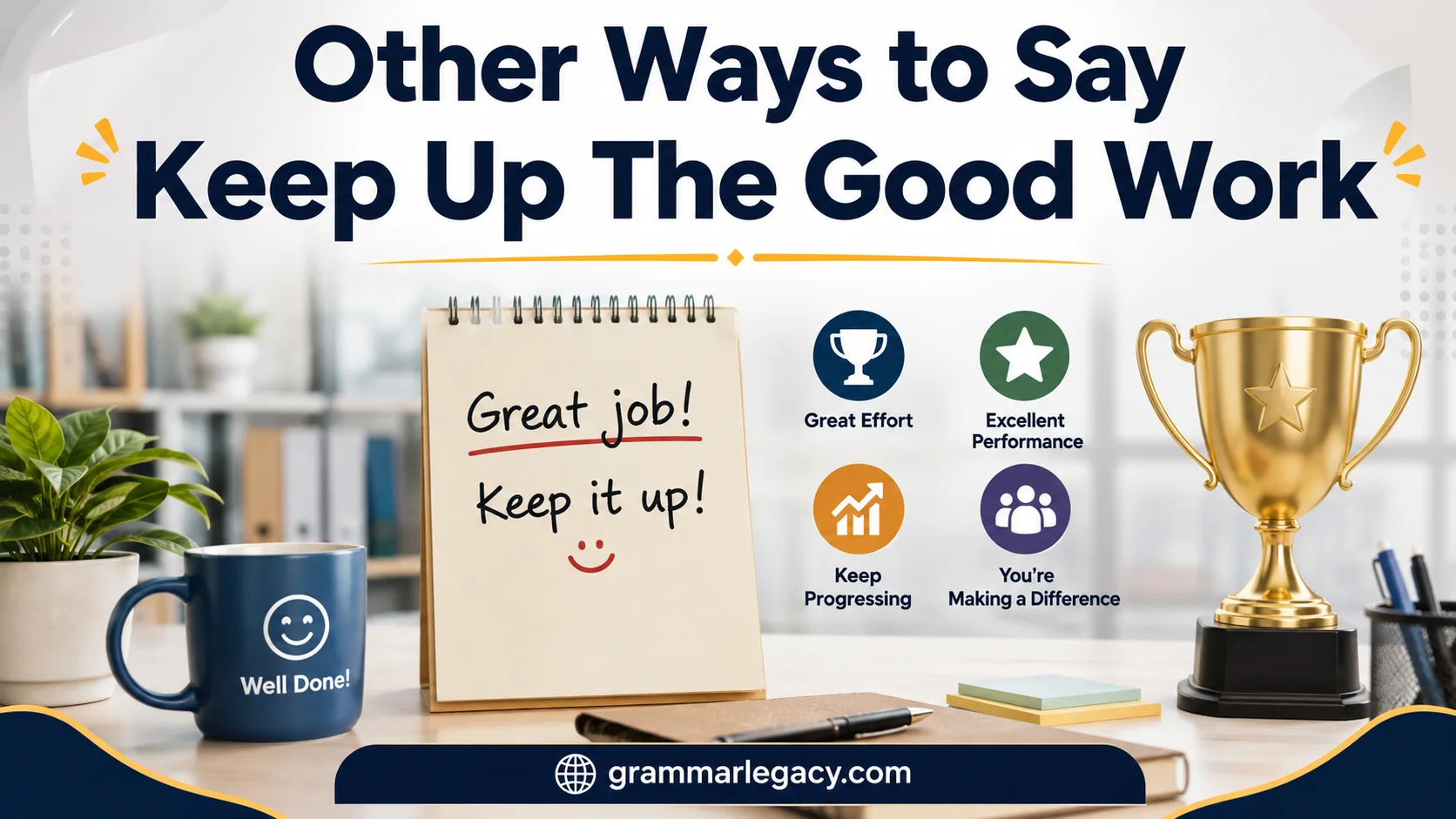 Other Ways to Say “Keep Up The Good Work”
