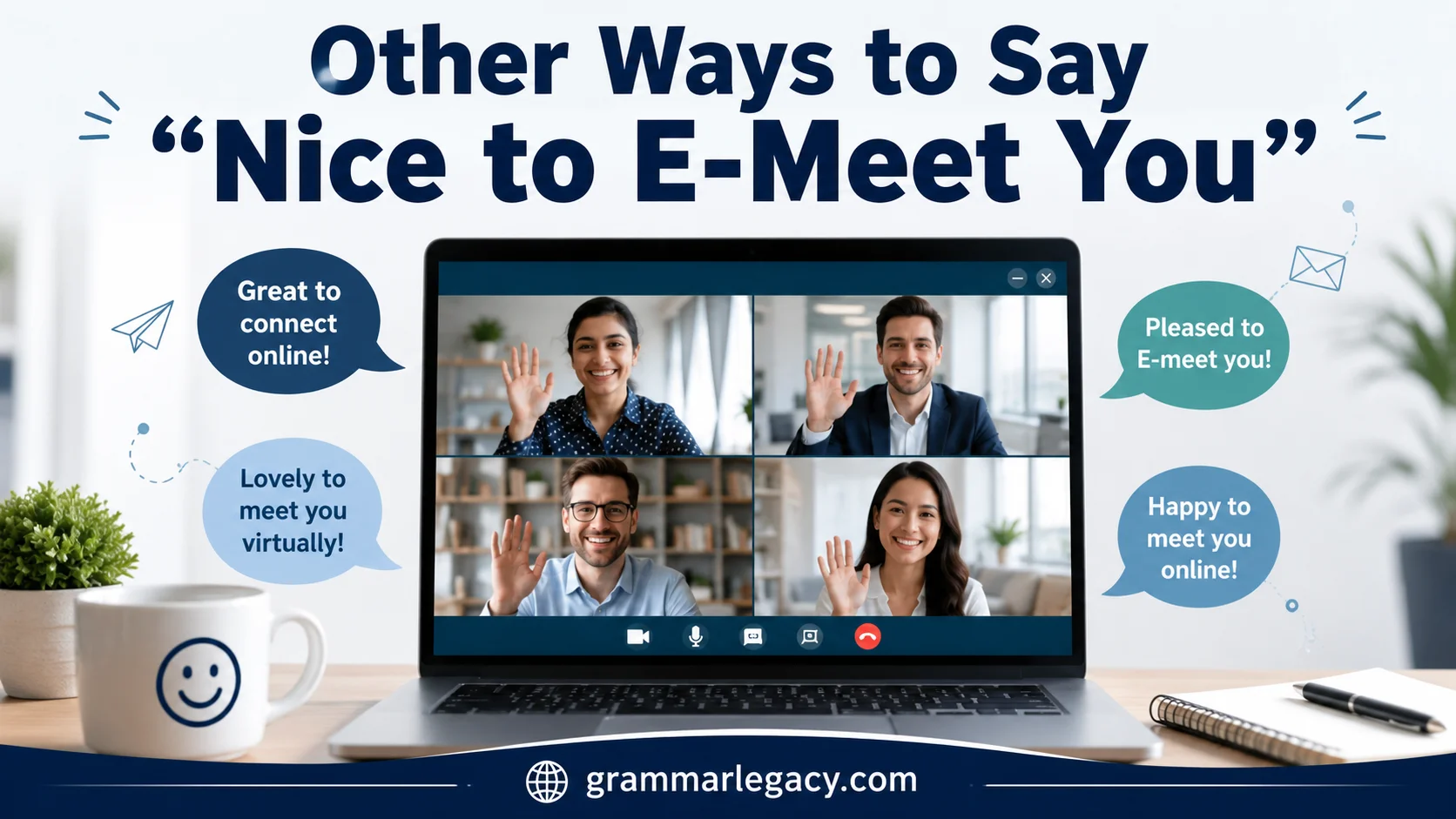 Other Ways to Say "Nice to E-Meet You"