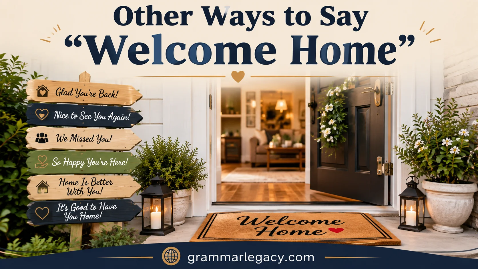 Other Ways to Say “Welcome Home”