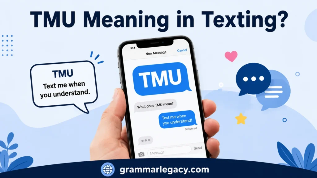 TMU Meaning in Texting?