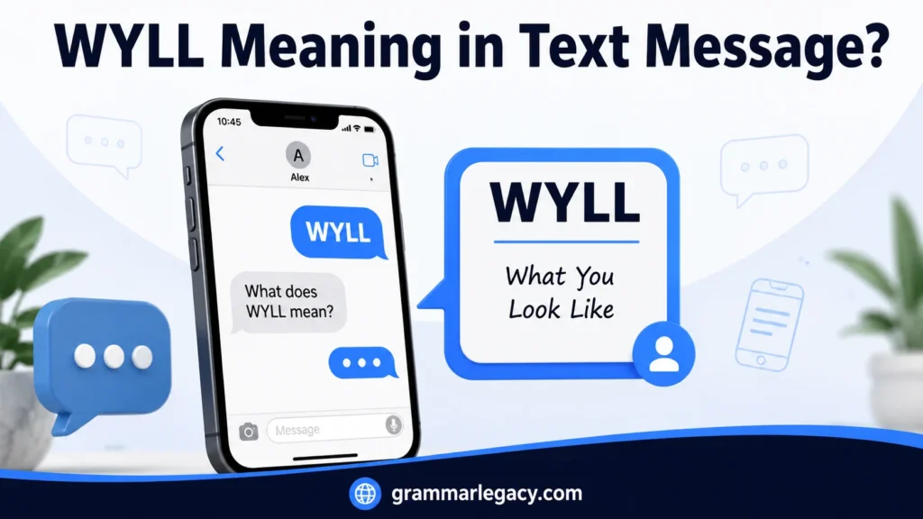 WYLL Meaning in Text Message?